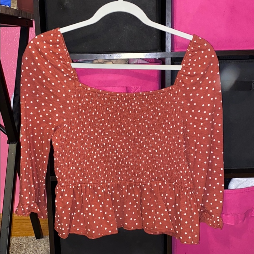 Babydoll scrunchy shirt